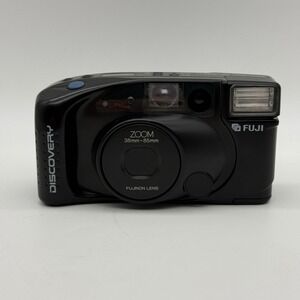 Fuji Discovery 900 Zoom Date Film Camera 35mm Black Fujinon 38-85mm Lens